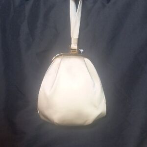 Talbots Cream Wristlet Clutch